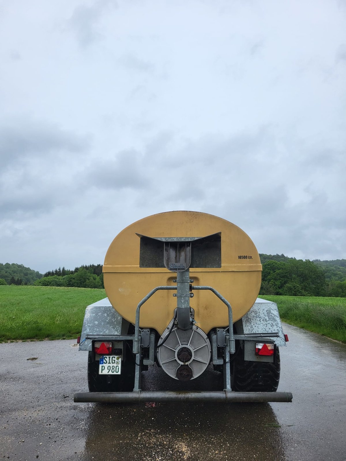 Schleudertankwagen Türe ait Eisele 10500, Gebrauchtmaschine içinde Ostrach (resim 4)