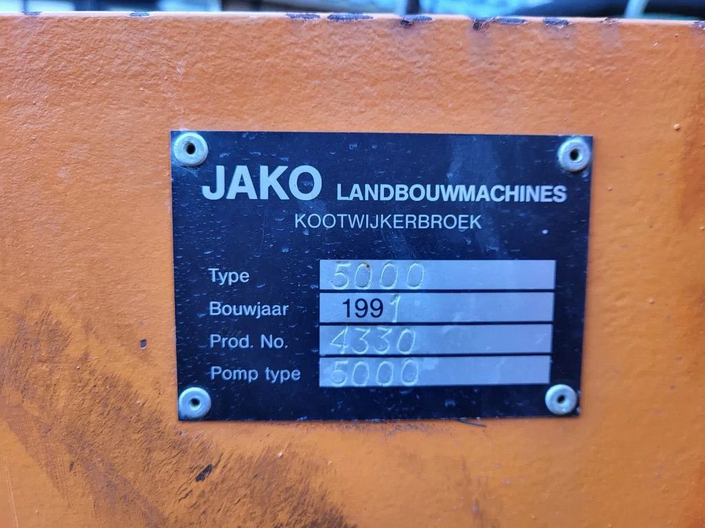 Schleudertankwagen typu Sonstige Jako 5000L water/mesttank, Gebrauchtmaschine v Lunteren (Obrázek 5)