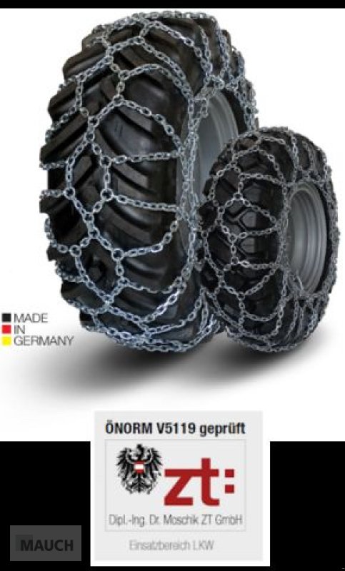 Schneekette del tipo Rex Schneeketten 15.0/55-17 6mm Netz, Neumaschine en Eben (Imagen 1)