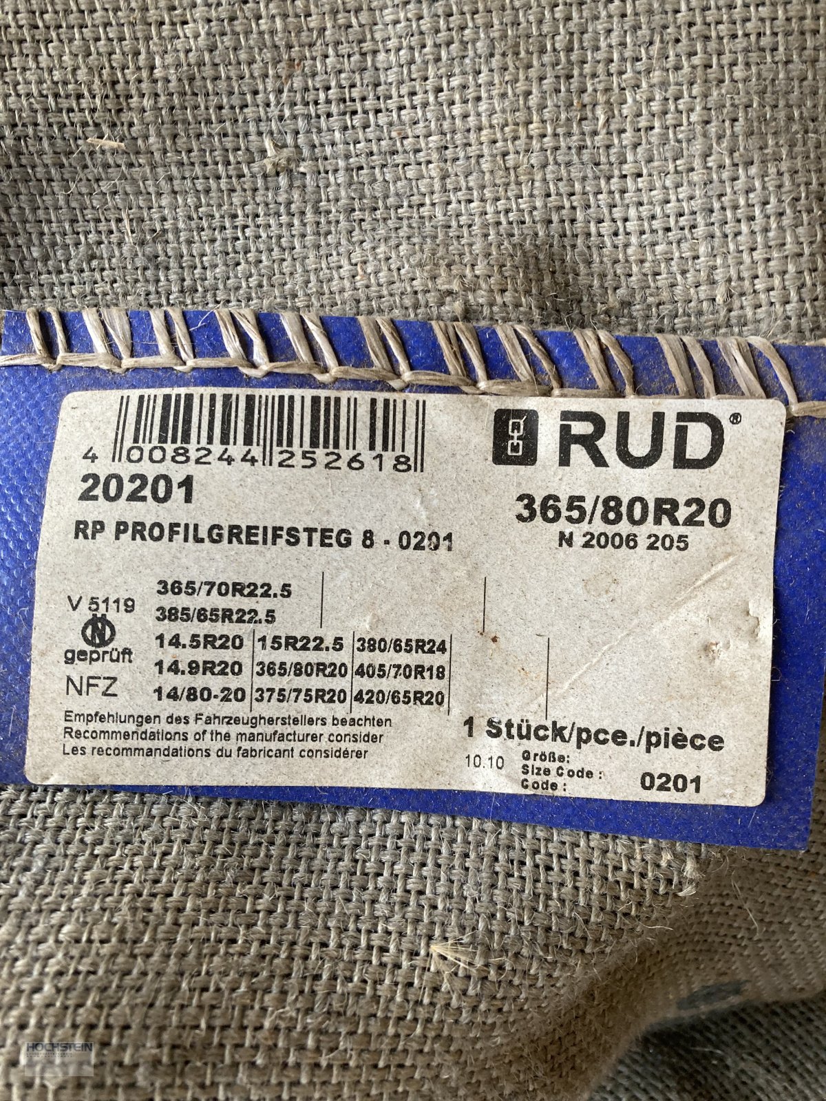 Schneekette Türe ait RUD Profilgreifsteg, Neumaschine içinde Heidelberg - Rohrbach Süd (resim 1)