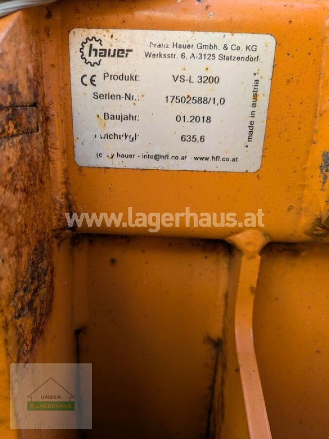 Schneepflug Türe ait Hauer VSL 3200, Gebrauchtmaschine içinde Schlitters (resim 5)