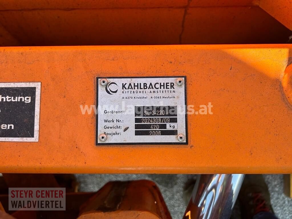 Schneepflug za tip Kahlbacher SL3-220, Gebrauchtmaschine u Gmünd (Slika 4)