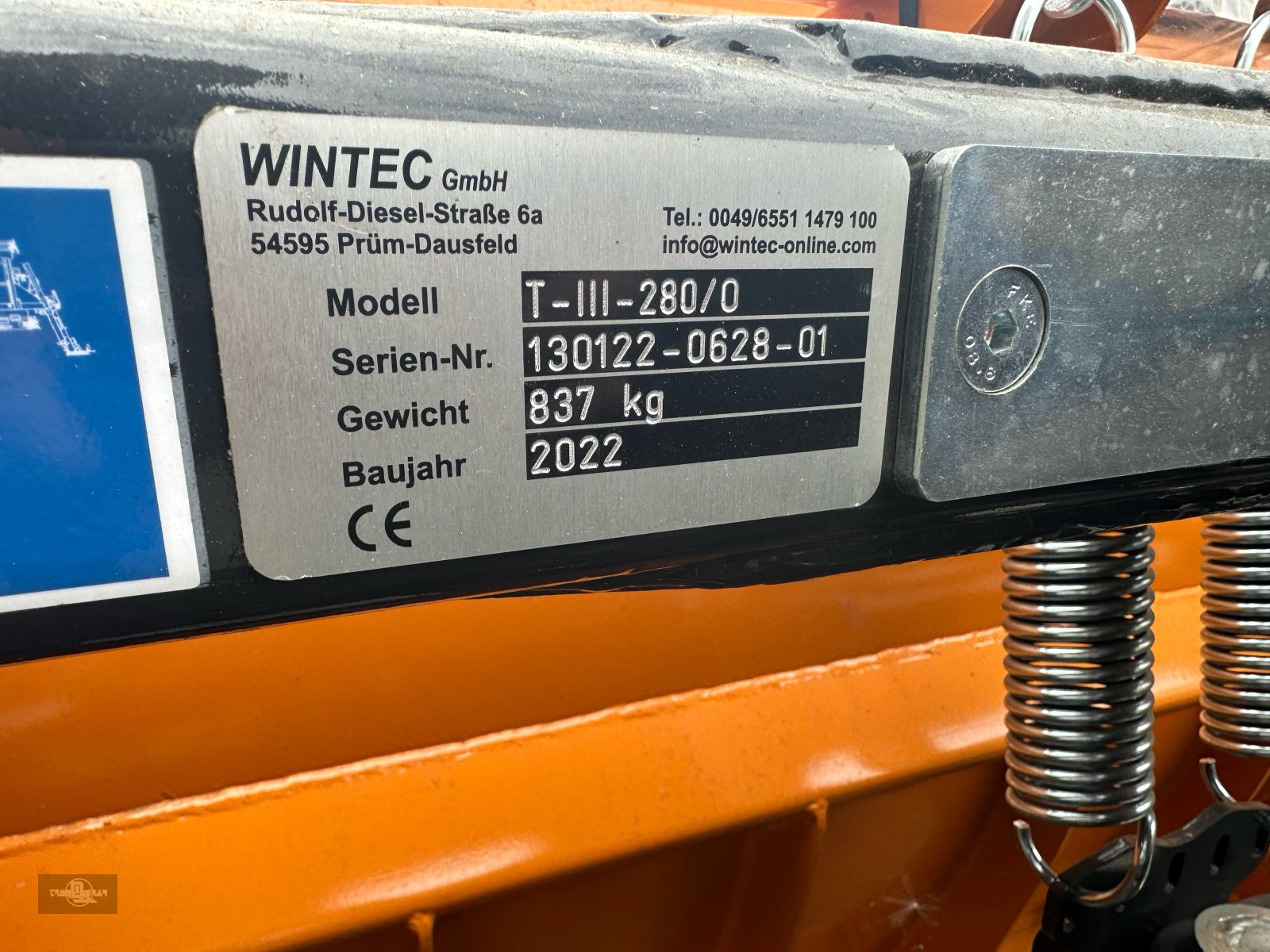 Schneepflug van het type Wintec T III 280, Neumaschine in Rankweil (Foto 7)