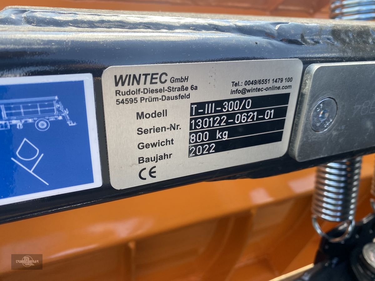 Schneepflug του τύπου Wintec T III 300 Dreipunktanbau - Platte optional, Neumaschine σε Rankweil (Φωτογραφία 7)