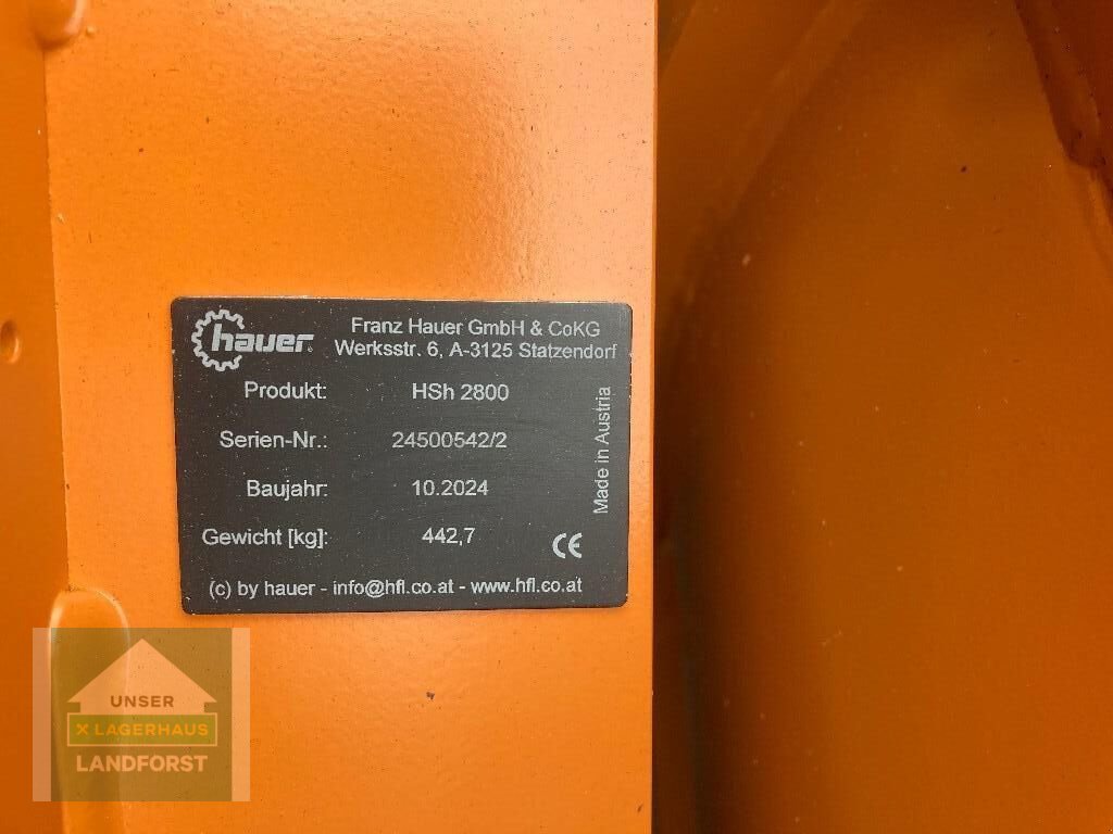 Schneeräumschild del tipo Hauer HS 2800, Neumaschine en Kapfenberg (Imagen 5)