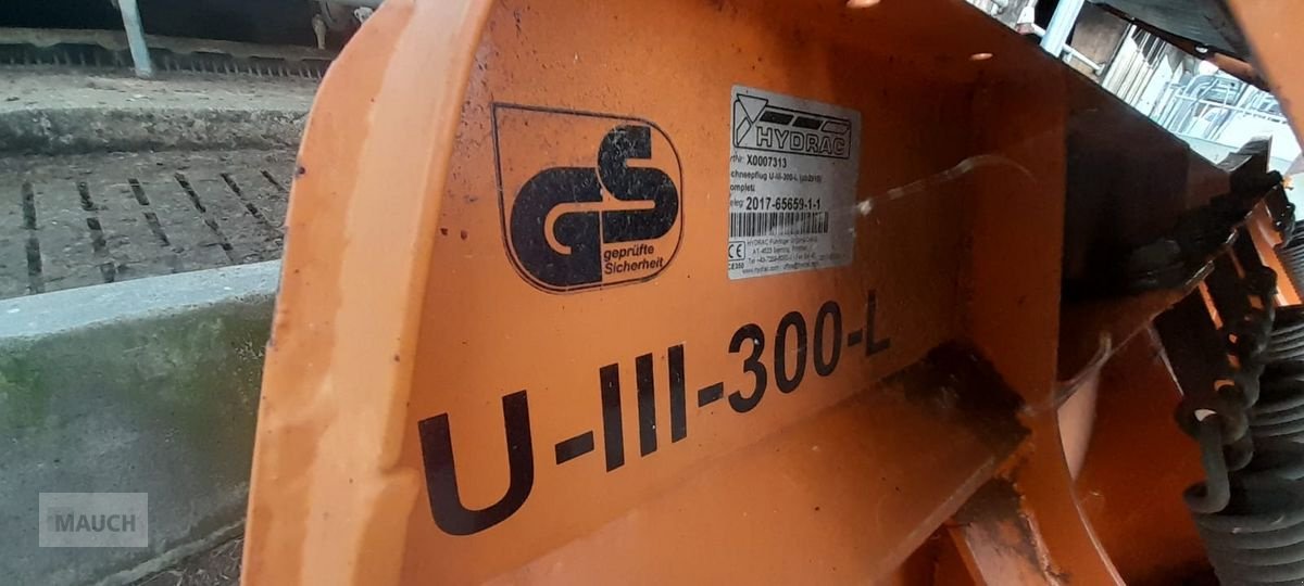 Schneeräumschild a típus Hydrac U-III-300 L inklusive Schubrahmen, Gebrauchtmaschine ekkor: Burgkirchen (Kép 2)