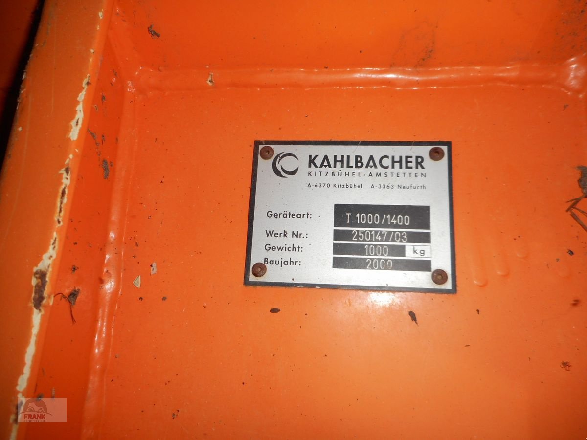 Schneeräumschild typu Kahlbacher T1000/1400, Gebrauchtmaschine v Bad Vigaun (Obrázek 4)