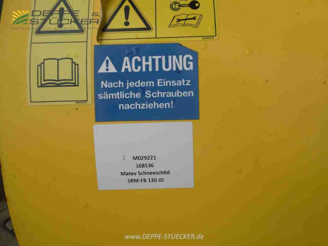 Schneeräumschild tipa Matev SRM-FB 130, Gebrauchtmaschine u Lauterberg/Barbis (Slika 12)