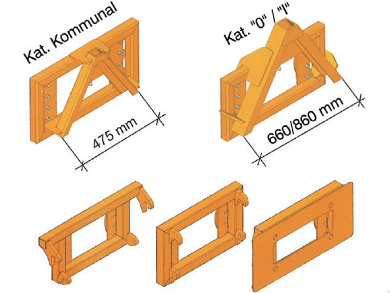 Schneeräumschild typu SaMASZ City 150-200 cm., Gebrauchtmaschine w Vrå (Zdjęcie 7)