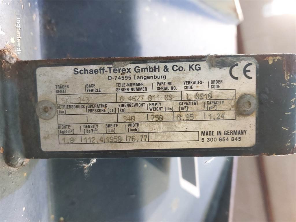 Schneeräumschild van het type Schaeff SKL 843 Skovl 6462701100, Gebrauchtmaschine in Hemmet (Foto 19)