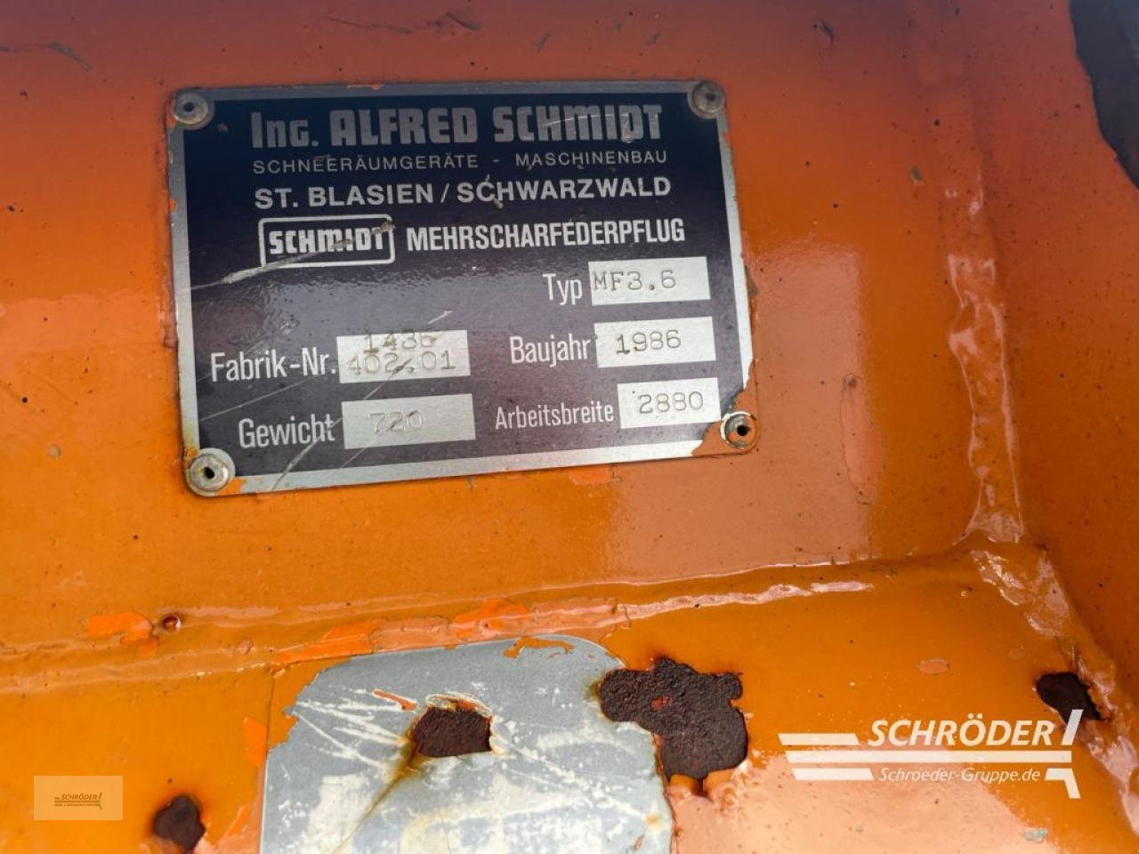 Schneeräumschild des Typs Schmidt MF 3.6, Gebrauchtmaschine in Wildeshausen (Bild 11)