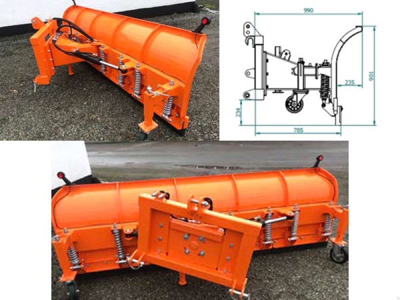 Schneeräumschild del tipo Sonstige G301 220-330 cm, Gebrauchtmaschine en Vrå (Imagen 4)