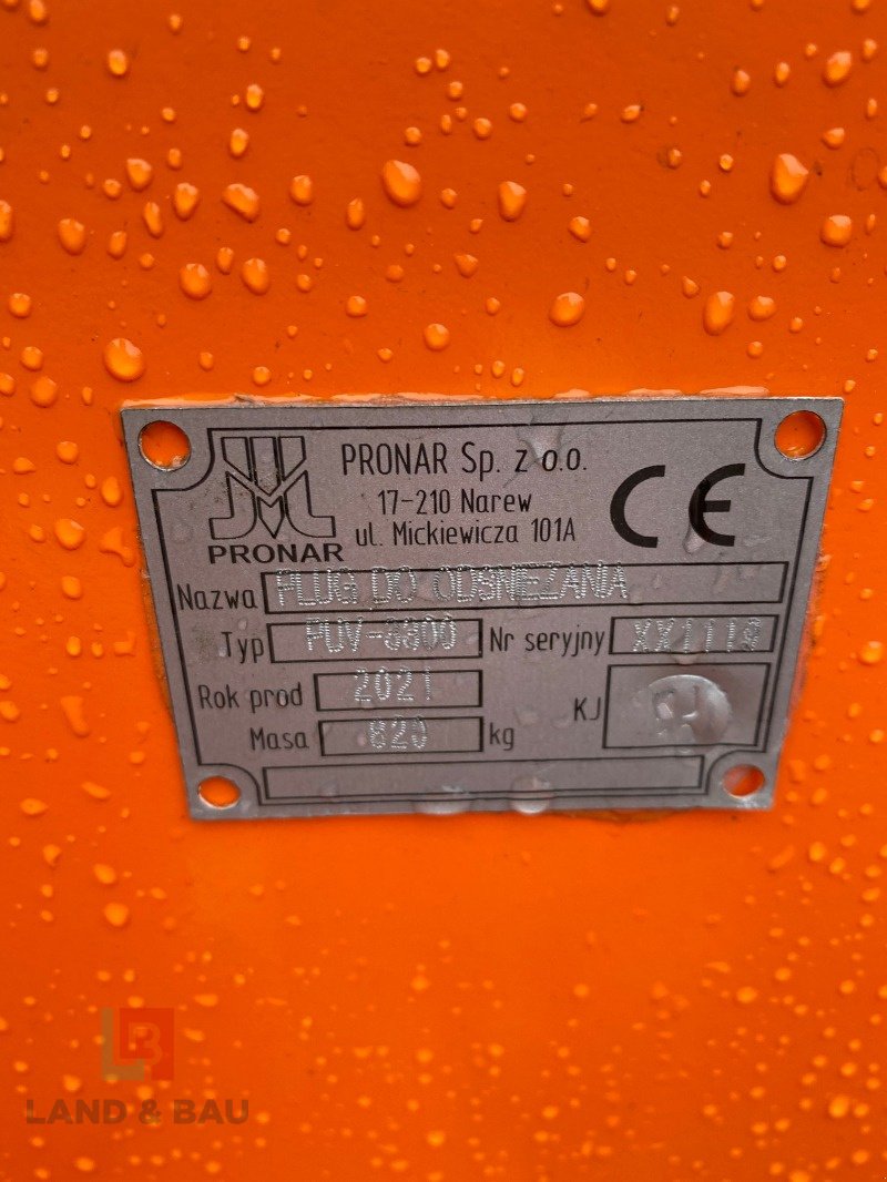 Schneeräumschild typu Sonstige Pronar PUV-3300 Vario-Schneepflug, Neumaschine w Rendsburg (Zdjęcie 4)