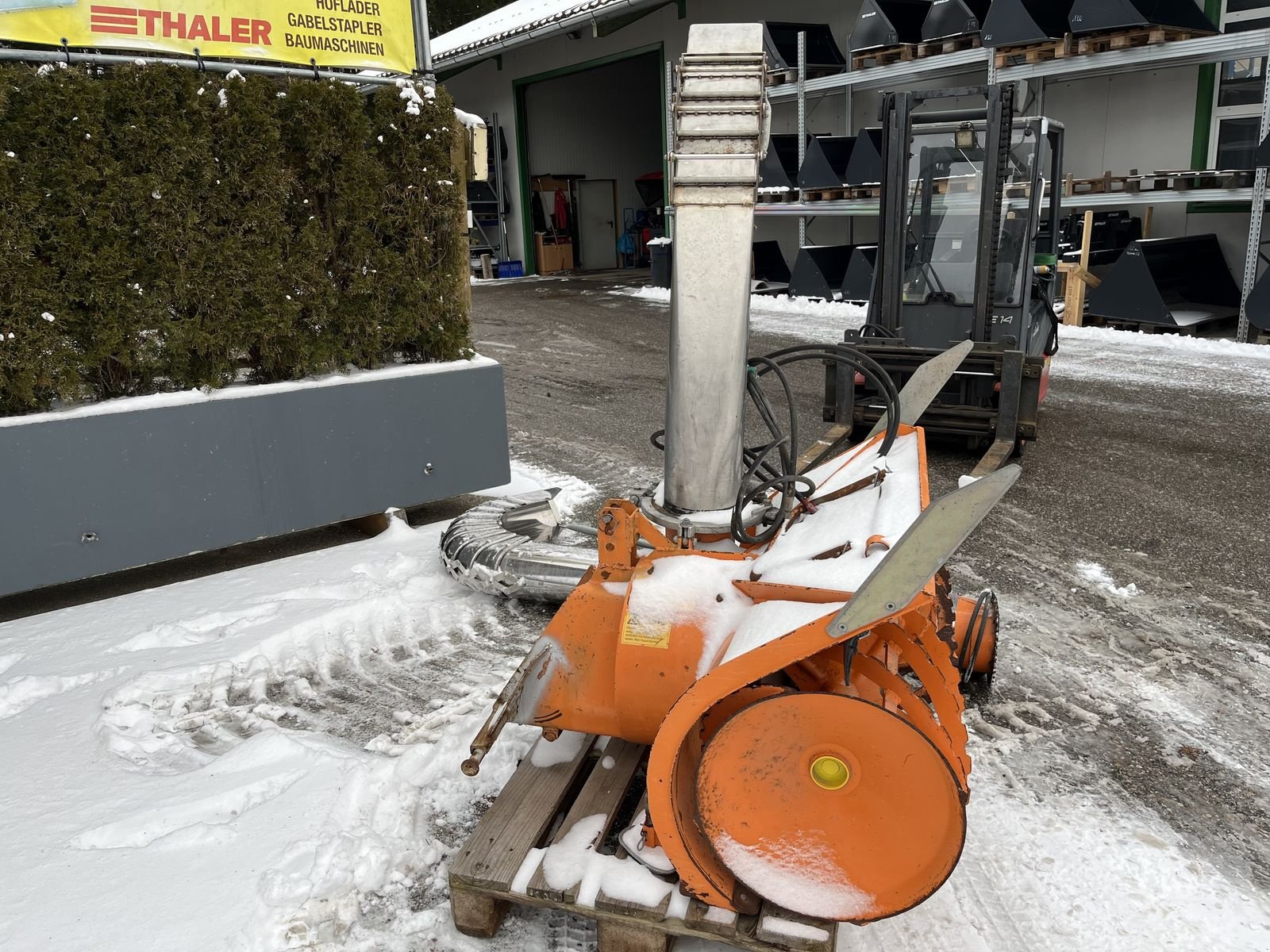 Schneeräumschild Türe ait Sonstige Schneefräse 110cm, Gebrauchtmaschine içinde Bad Leonfelden (resim 5)