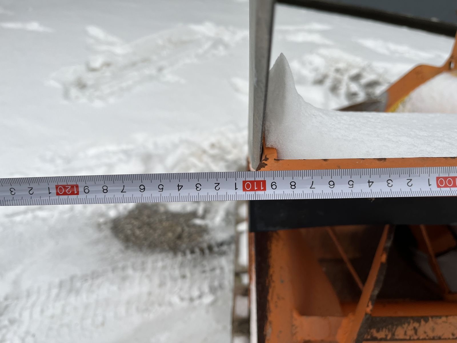 Schneeräumschild Türe ait Sonstige Schneefräse 110cm, Gebrauchtmaschine içinde Bad Leonfelden (resim 4)