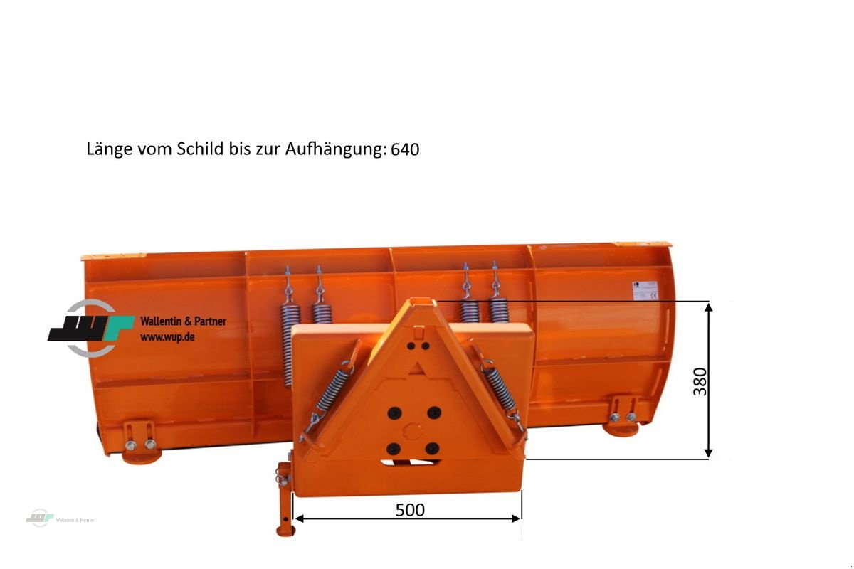 Schneeräumschild от тип Sonstige Schneeschild 1,80 m gerade Kat. 0 kommunal, Neumaschine в Wesenberg (Снимка 4)