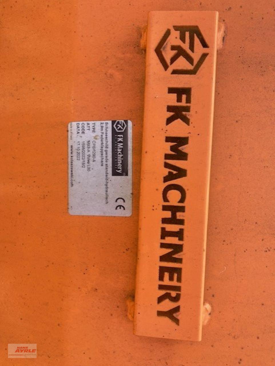 Schneeräumschild des Typs Sonstige Schneeschild CPCH290, Gebrauchtmaschine in Steinheim (Bild 8)