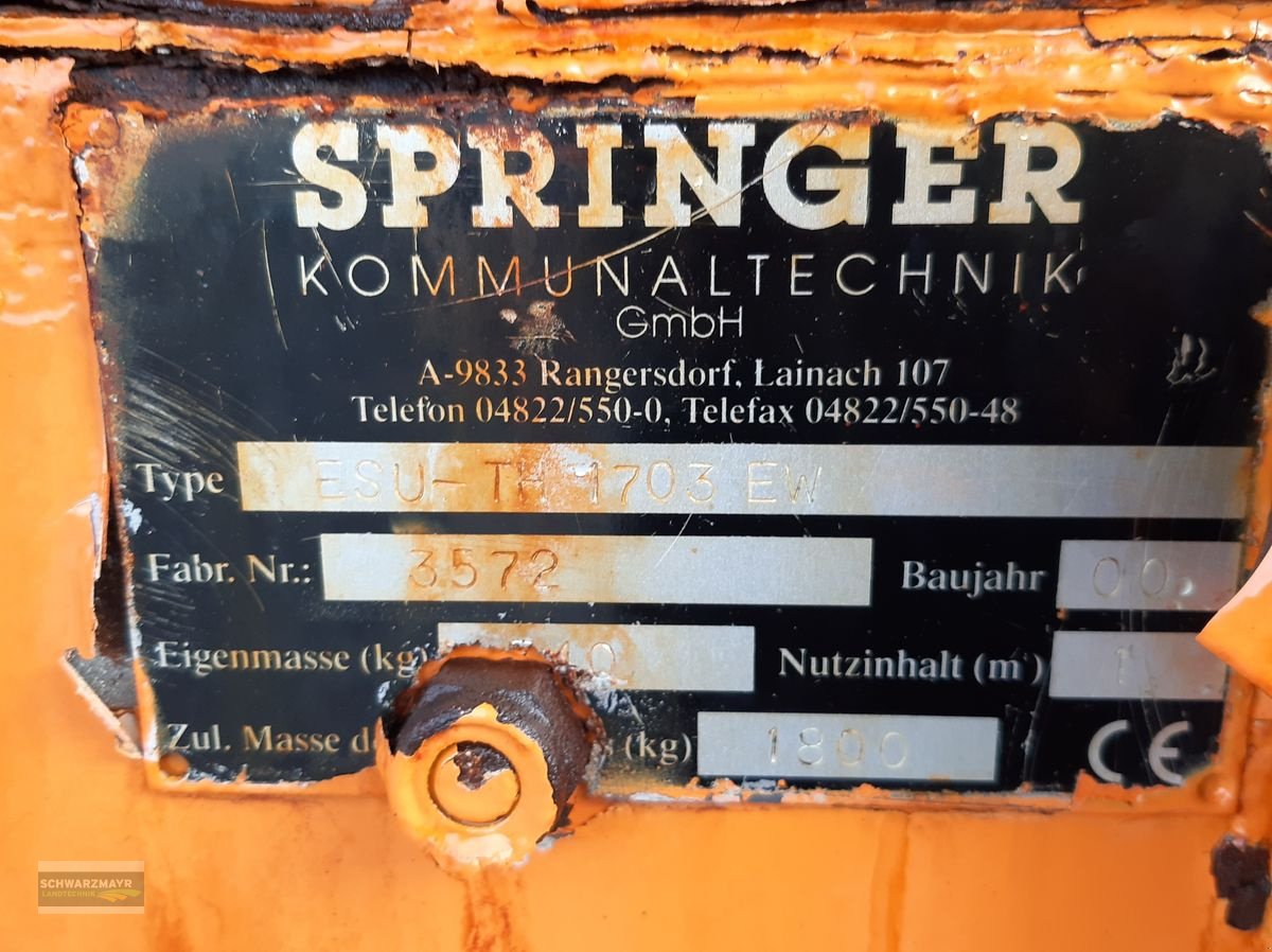 Schneeräumschild of the type Springer Streuer FSU TH1703, Gebrauchtmaschine in Gampern (Picture 15)