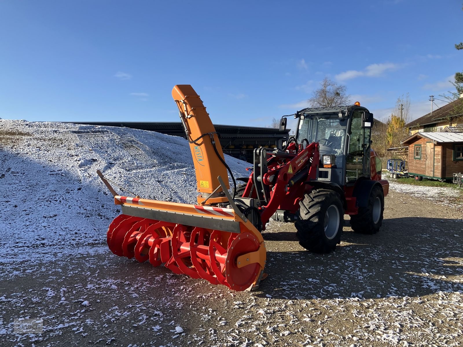 Schneeräumschild typu Westa Schneefräse 6570 mit Weidemann 5080 Radlader, Neumaschine v Burgkirchen (Obrázek 7)