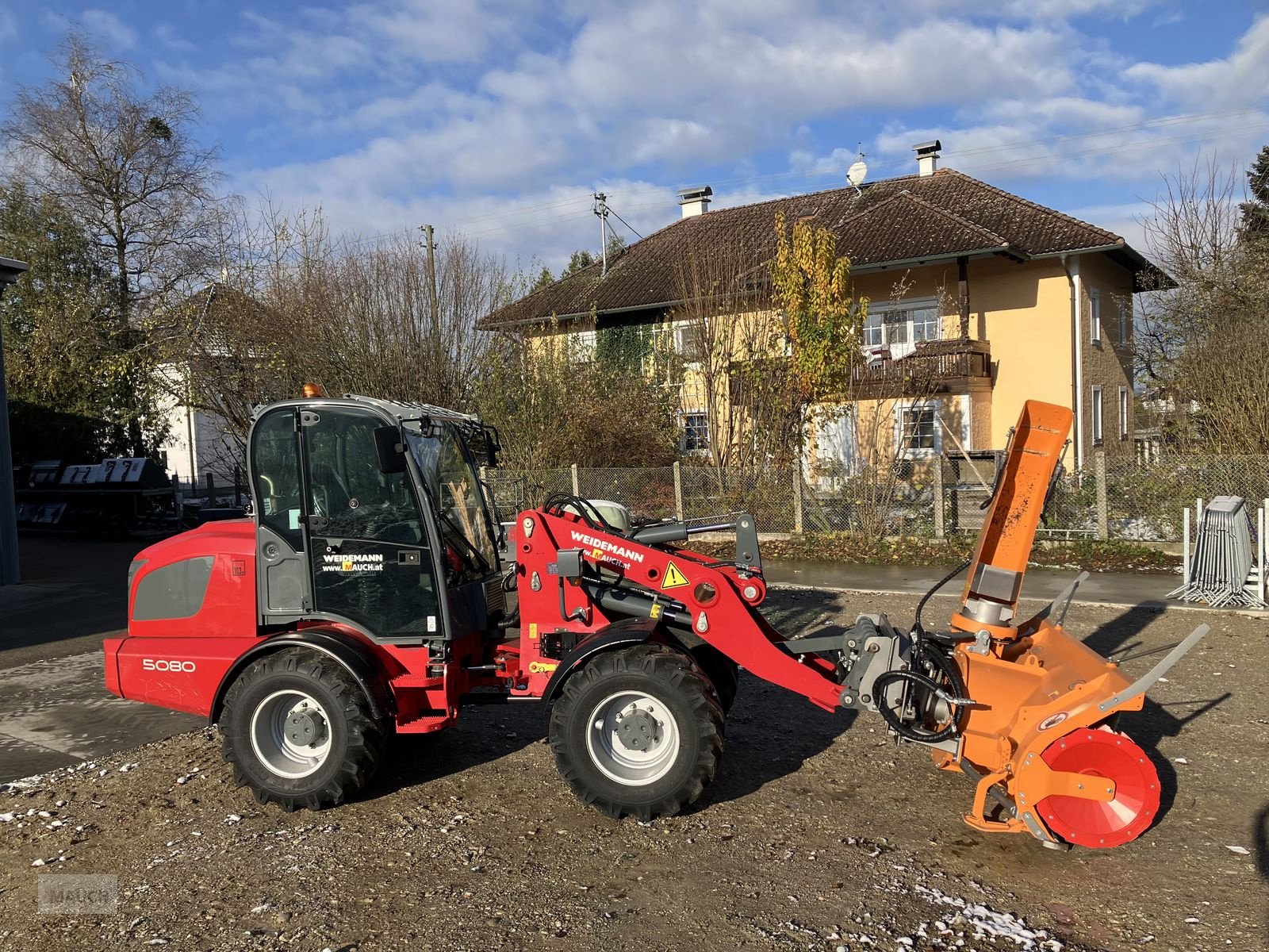 Schneeräumschild typu Westa Schneefräse 6570 mit Weidemann 5080 Radlader, Neumaschine v Burgkirchen (Obrázek 11)