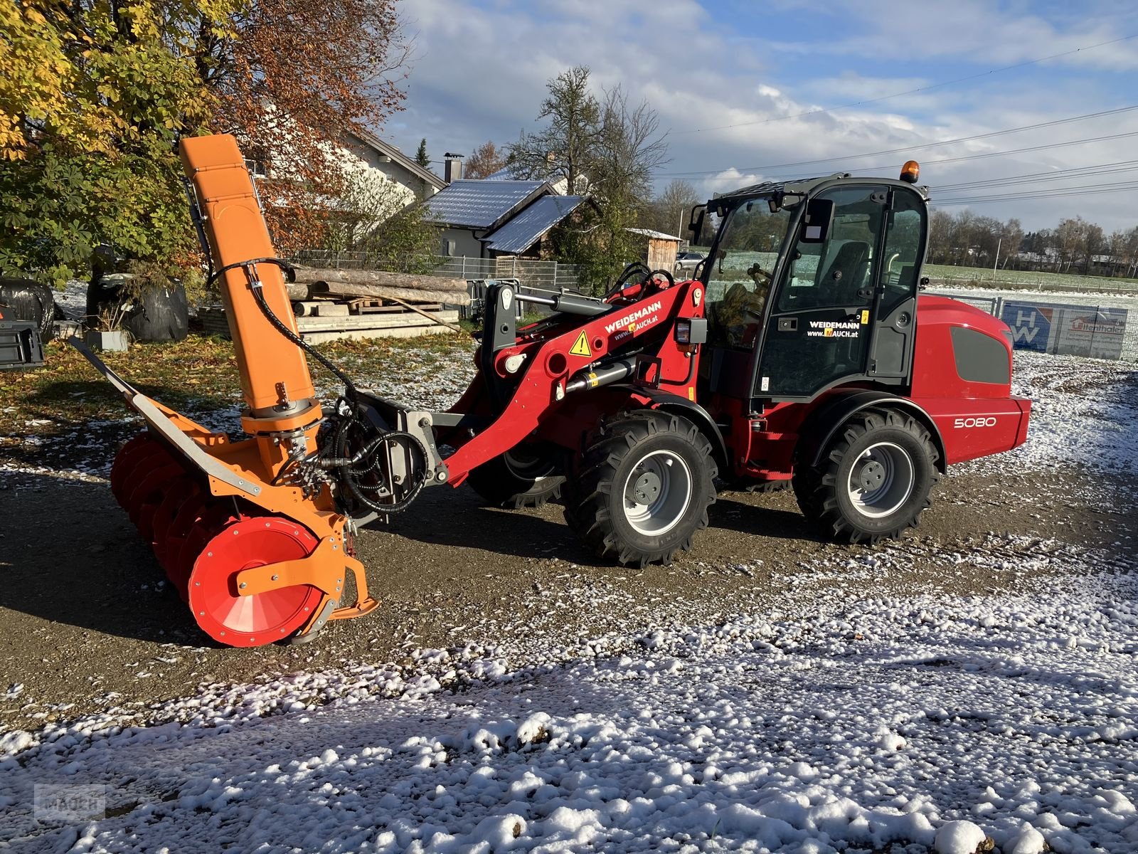 Schneeräumschild typu Westa Schneefräse 6570 mit Weidemann 5080 Radlader, Neumaschine v Burgkirchen (Obrázek 1)