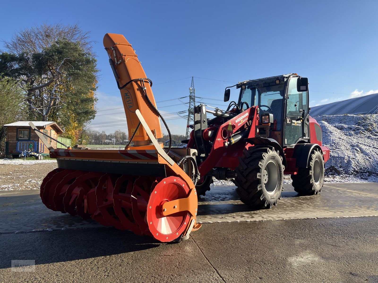 Schneeräumschild typu Westa Schneefräse 6570 mit Weidemann 5080 Radlader, Neumaschine v Burgkirchen (Obrázek 2)