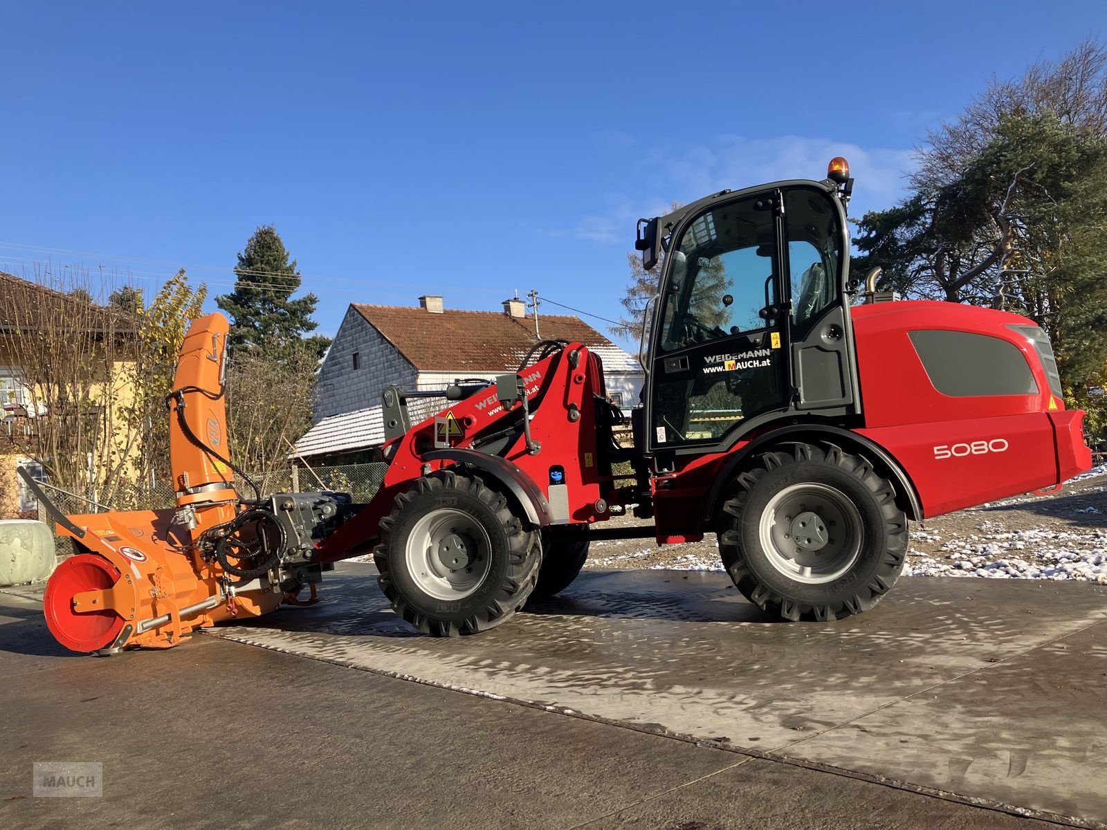 Schneeräumschild typu Westa Schneefräse 6570 mit Weidemann 5080 Radlader, Neumaschine v Burgkirchen (Obrázek 3)