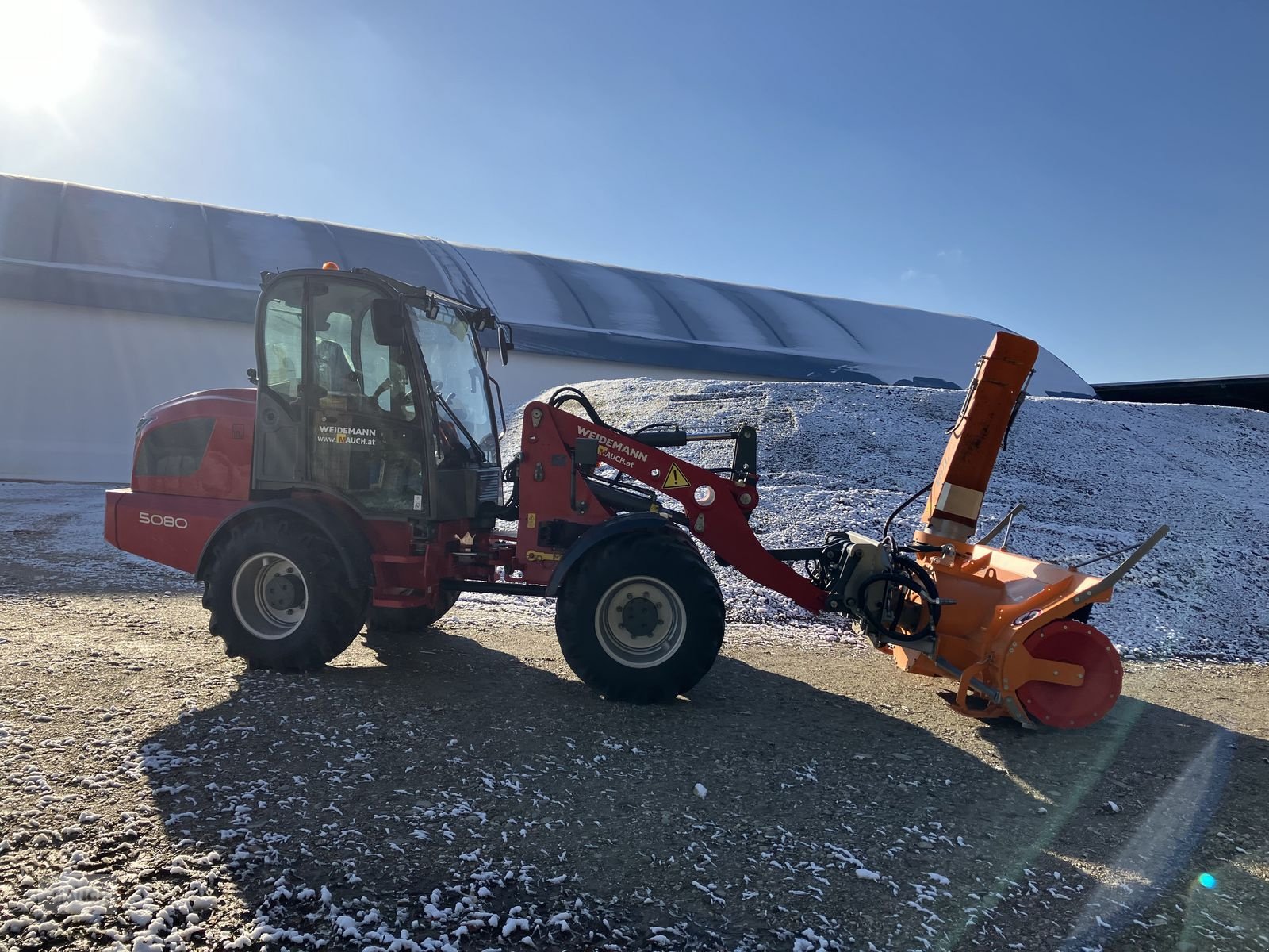 Schneeräumschild a típus Westa Schneefräse 6570 mit Weidemann 5080 Radlader, Neumaschine ekkor: Burgkirchen (Kép 10)