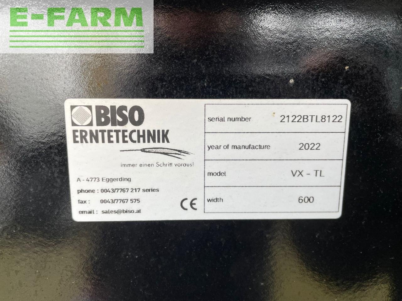 Schneidwerk typu Biso VX Crop Ranger Trendline light 600, Gebrauchtmaschine v Hamburg (Obrázek 11)