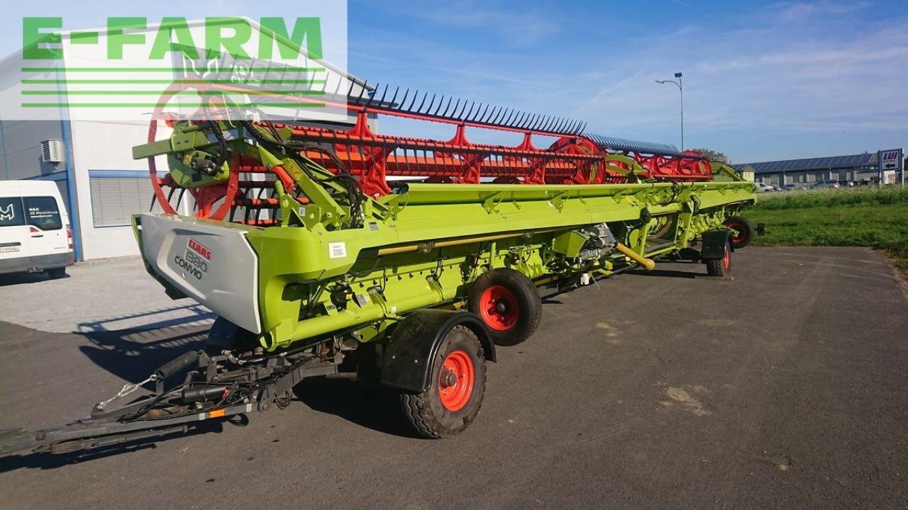 Schneidwerk tip CLAAS convio flex 1380 + transportwagen 4-rad gelenkt, Gebrauchtmaschine in ILZ (Poză 1)