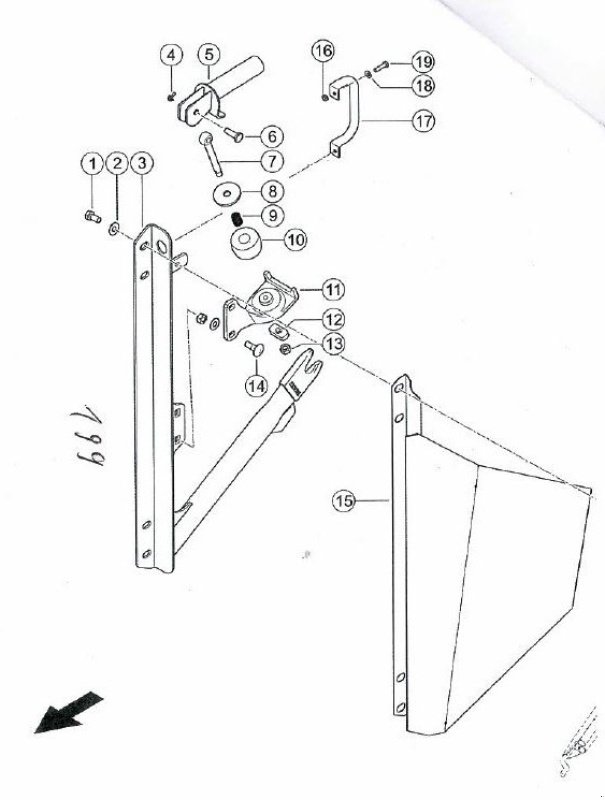 Schneidwerk typu CLAAS Halter für Rapstrenner  Schneidwerkstyp 500-1380, Gebrauchtmaschine v Schutterzell (Obrázek 1)