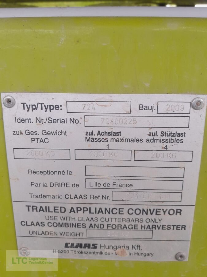 Schneidwerk tip CLAAS SW C 430, Gebrauchtmaschine in Korneuburg (Poză 10)