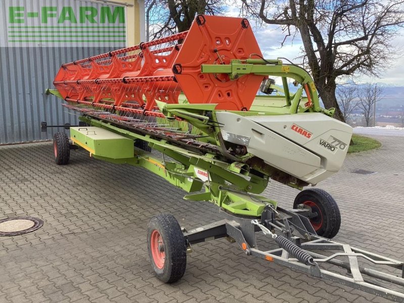 Schneidwerk typu CLAAS v 770 mit wagen, Gebrauchtmaschine w Sierning (Zdjęcie 1)