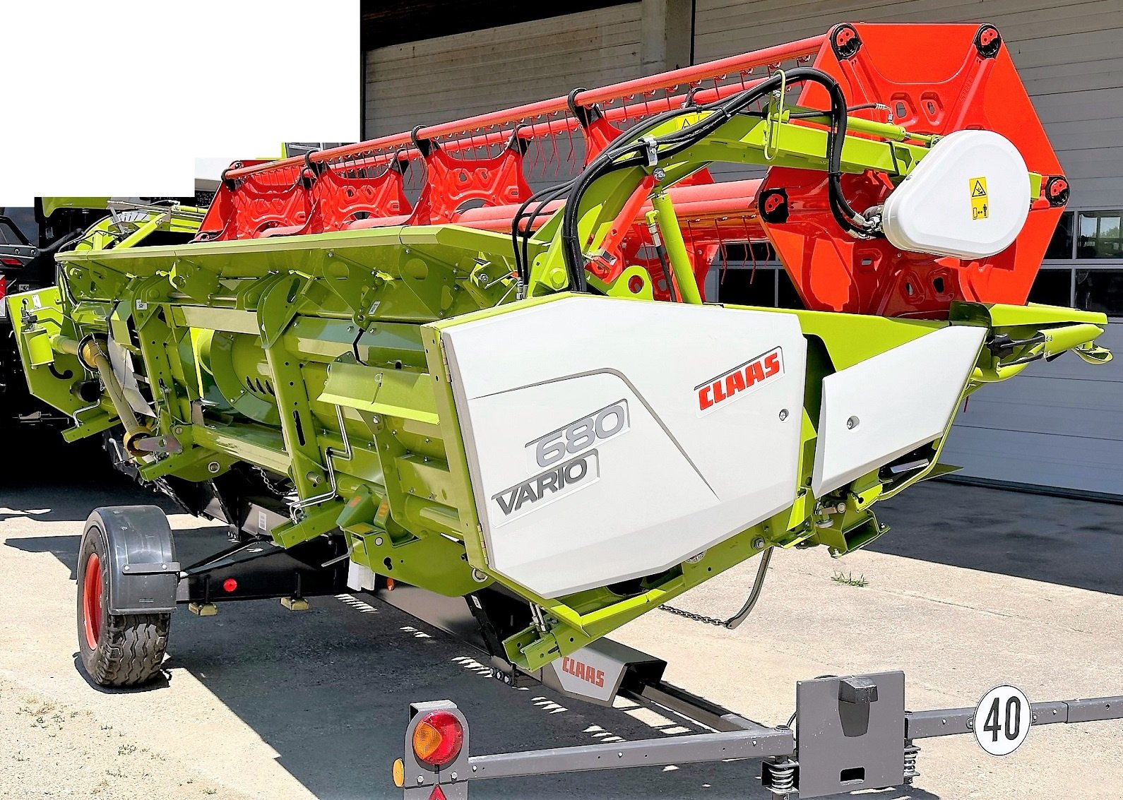 Schneidwerk Türe ait CLAAS Vario 680 AC, Neumaschine içinde Pfeffenhausen (resim 2)