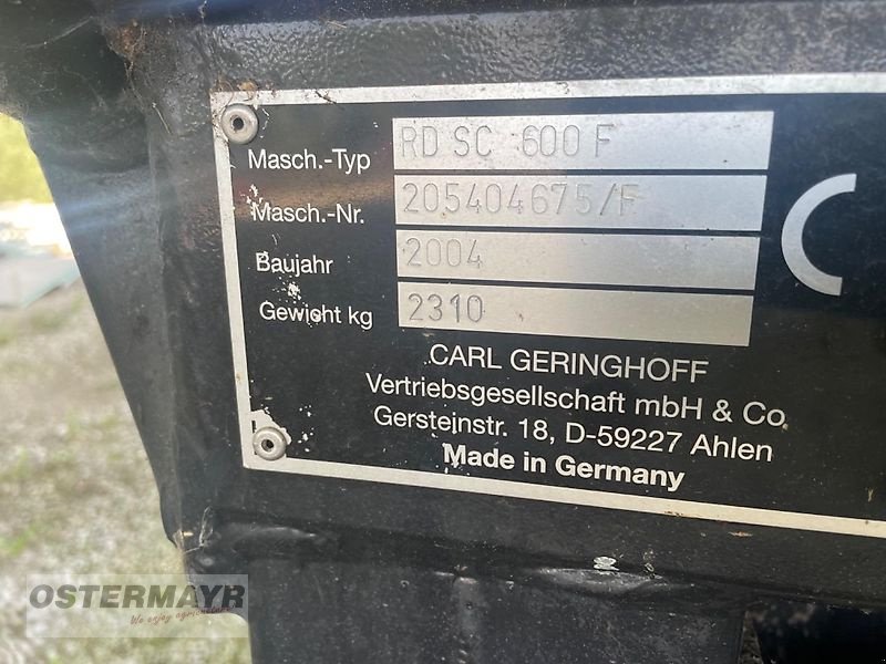 Schneidwerk des Typs Geringhoff RDS 600 F, Gebrauchtmaschine in Rohr (Bild 8)