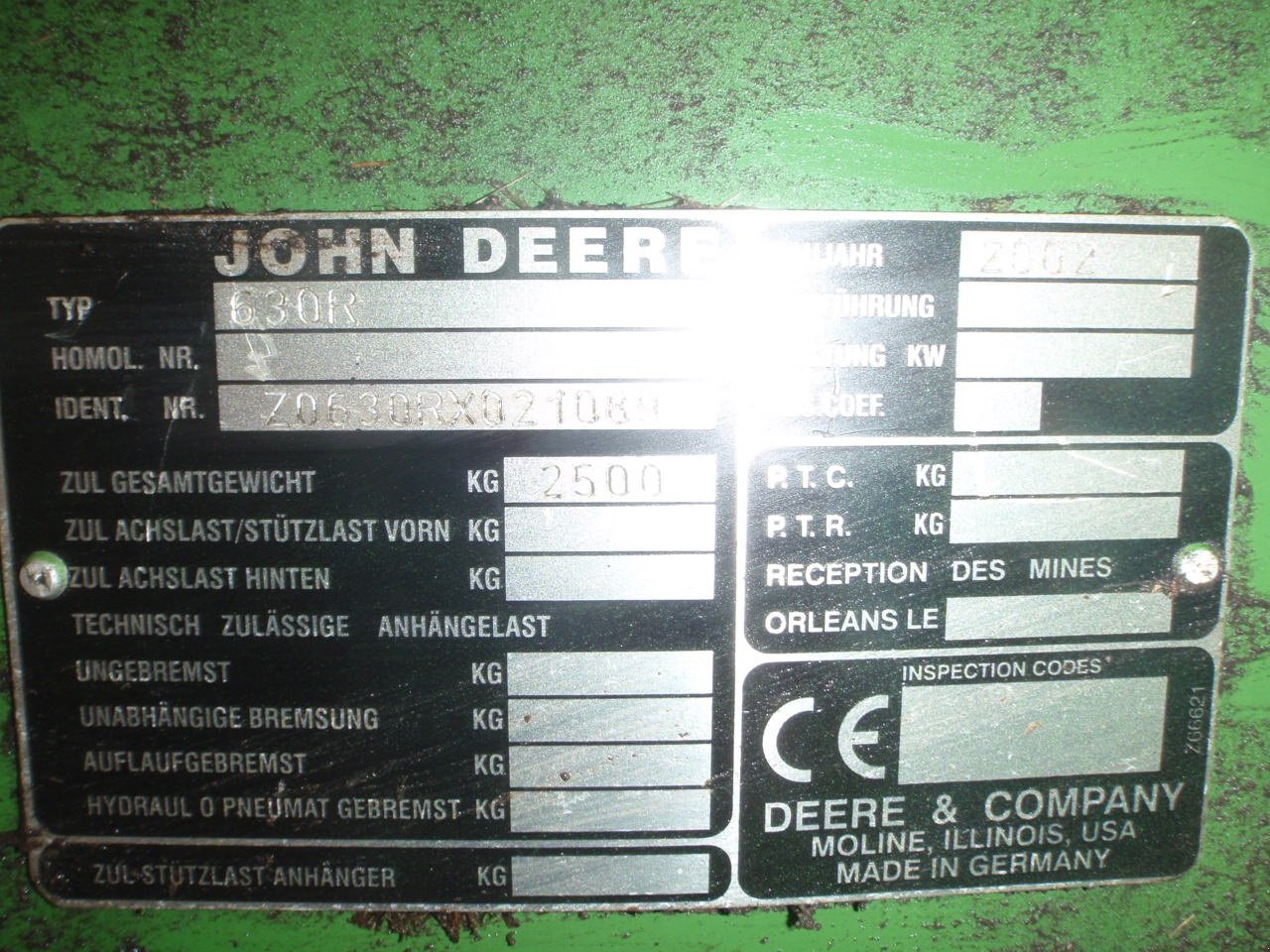 Schneidwerk tip John Deere 630 R, Gebrauchtmaschine in Viborg (Poză 6)