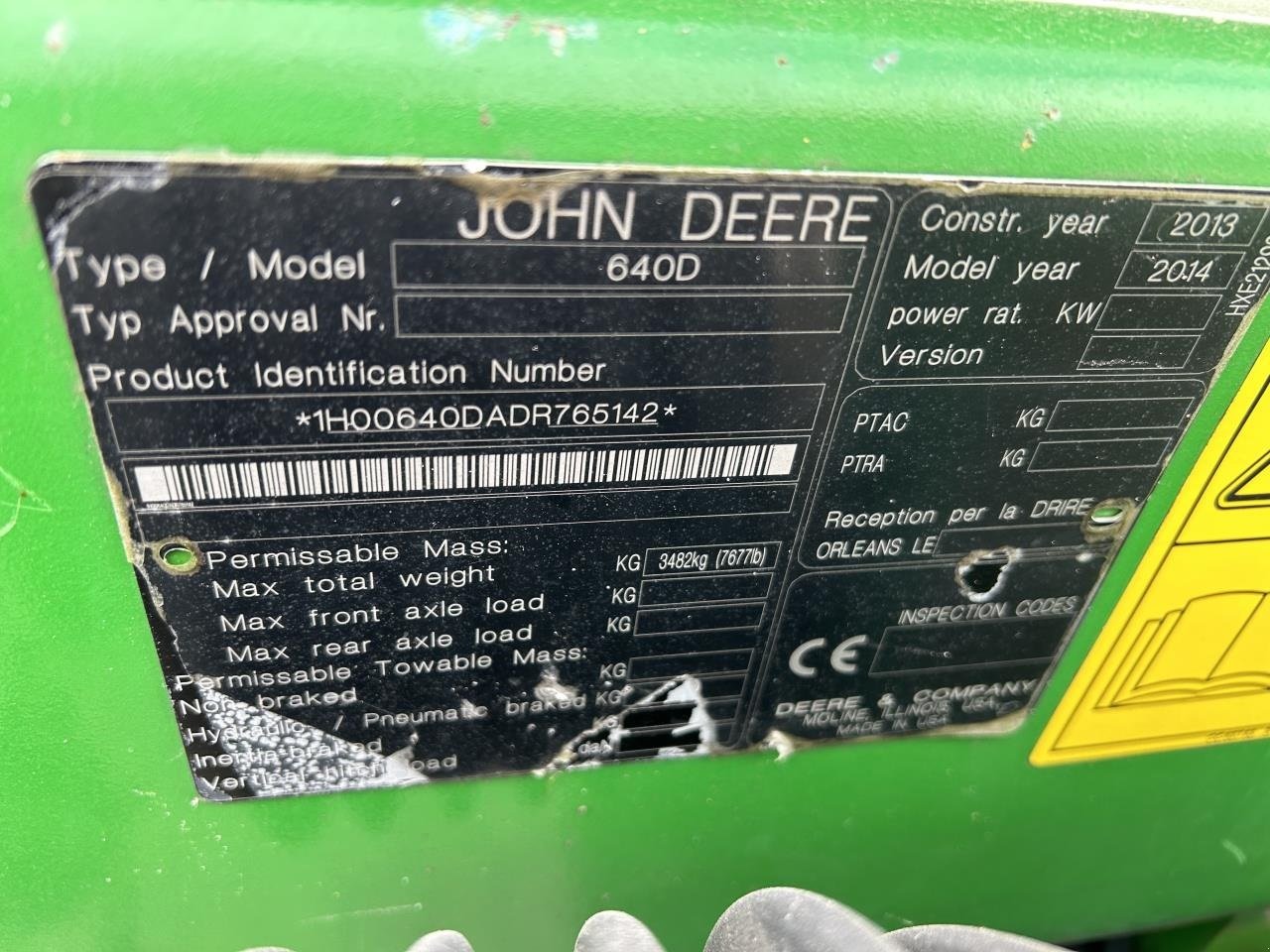 Schneidwerk des Typs John Deere 640D, Gebrauchtmaschine in Bramming (Bild 7)