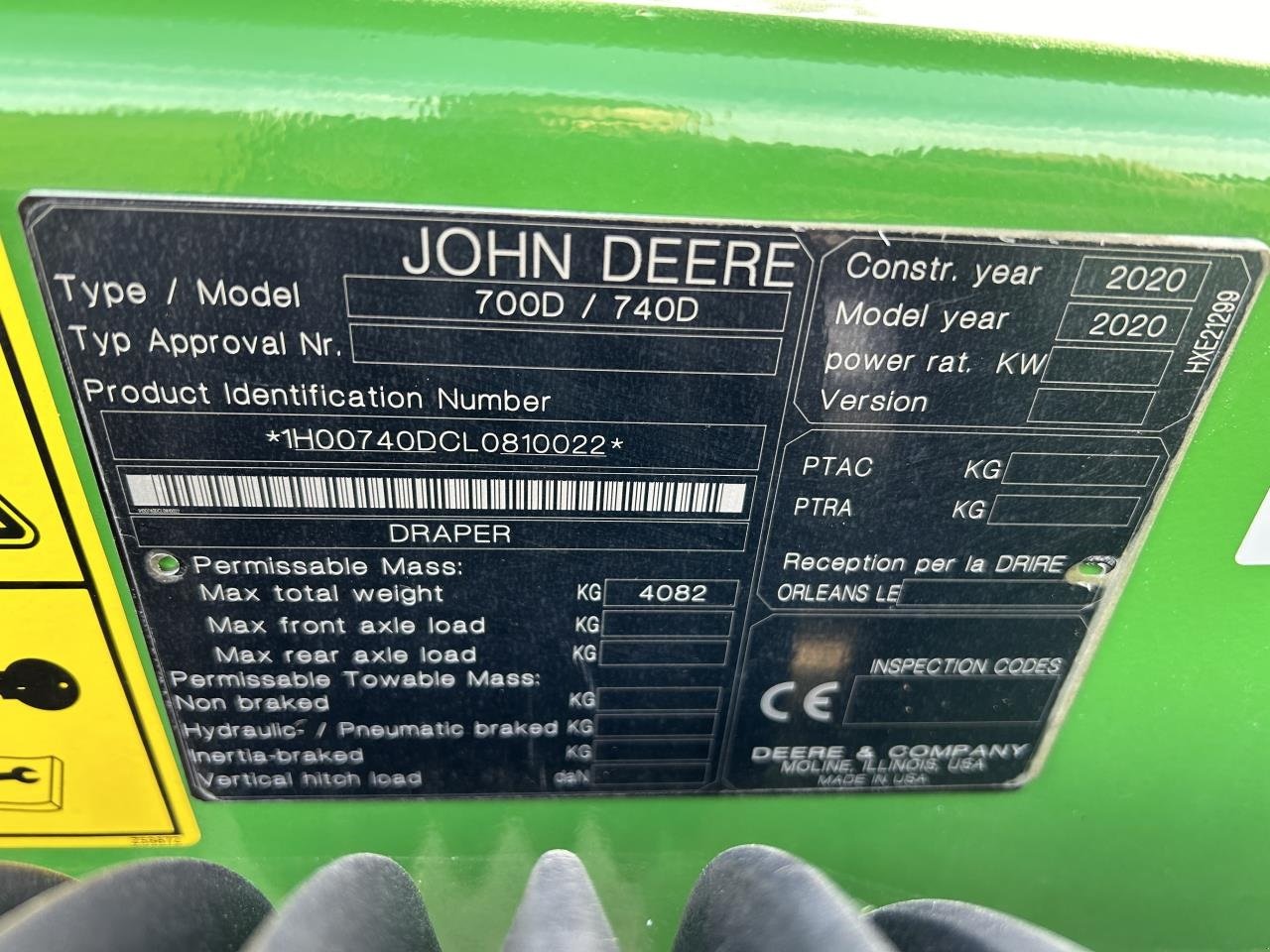 Schneidwerk typu John Deere 740D, Gebrauchtmaschine w Odense (Zdjęcie 4)