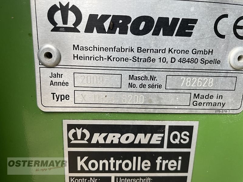 Schneidwerk typu Krone X DISC 6200, Gebrauchtmaschine w Rohr (Zdjęcie 8)