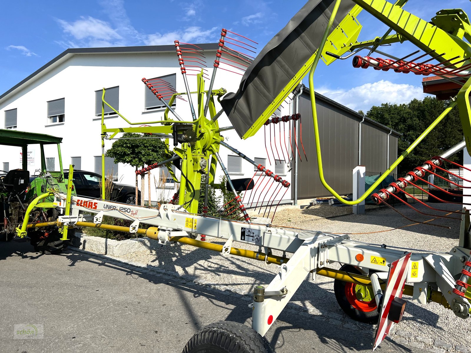 Schwader Türe ait CLAAS Claas Liner 1250 Profil Seitenschwader im guten Zustand, Gebrauchtmaschine içinde Burgrieden (resim 7)