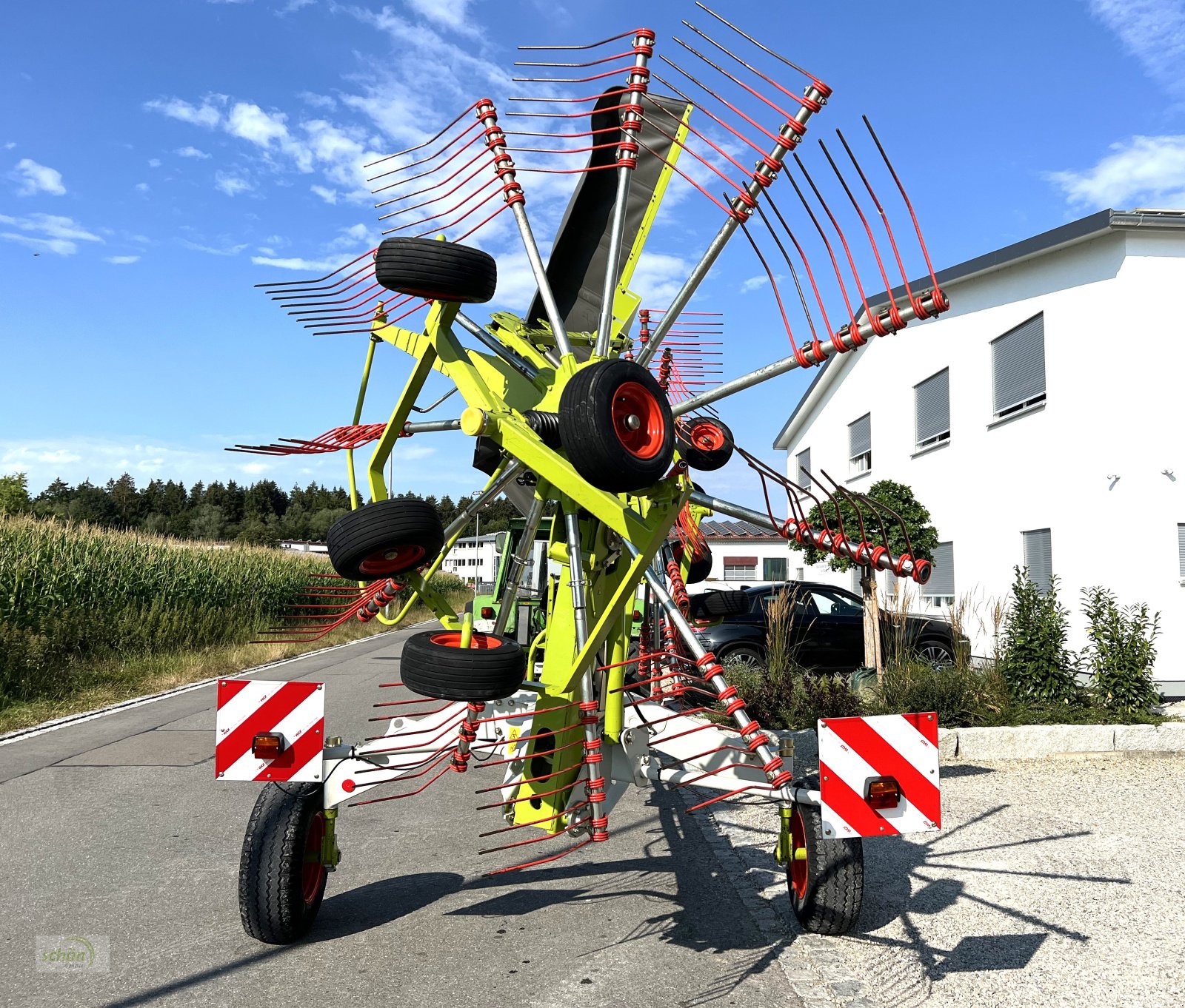 Schwader Türe ait CLAAS Claas Liner 1250 Profil Seitenschwader im guten Zustand, Gebrauchtmaschine içinde Burgrieden (resim 9)