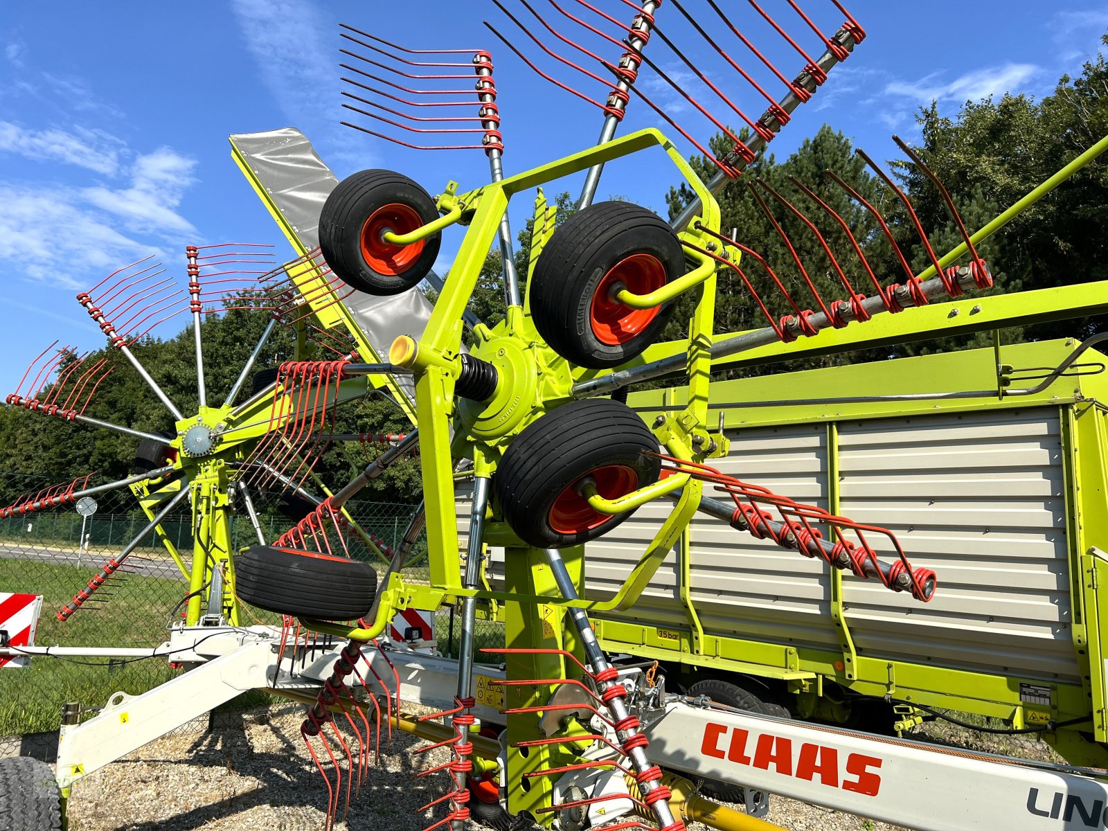 Schwader van het type CLAAS Liner 1250 Profil Seitenschwader im guten Zustand, Gebrauchtmaschine in Burgrieden (Foto 19)