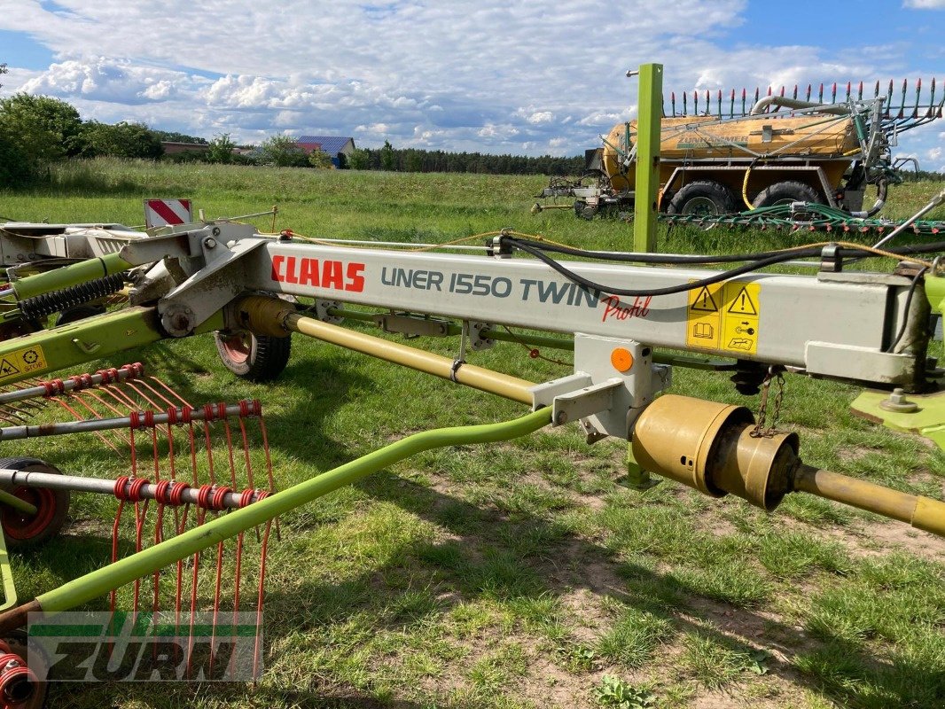 Schwader typu CLAAS Liner 1550 Twin, Gebrauchtmaschine w Emskirchen (Zdjęcie 4)