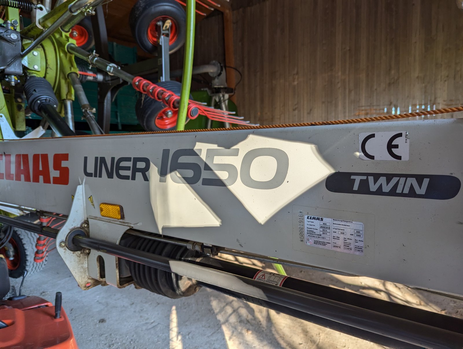 Schwader typu CLAAS Liner 1650 Twin, Gebrauchtmaschine v Uffing (Obrázok 1)