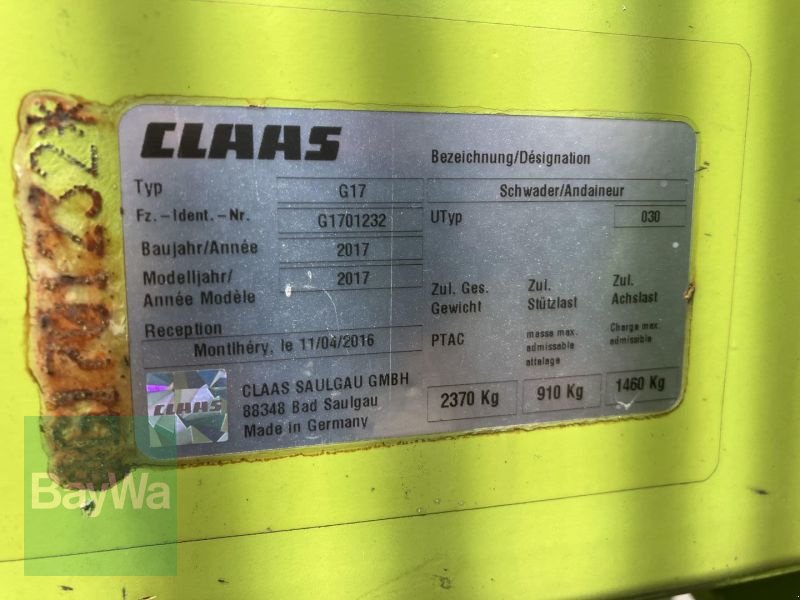 Schwader tipa CLAAS LINER 1700, Gebrauchtmaschine u Waldkirchen (Slika 7)