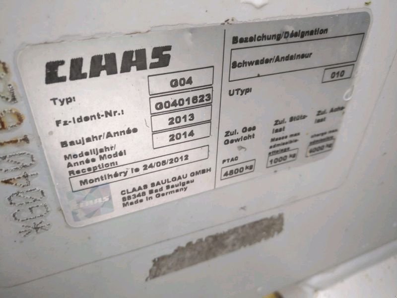 Schwader του τύπου CLAAS Liner 3500, Gebrauchtmaschine σε Liebenwalde (Φωτογραφία 16)