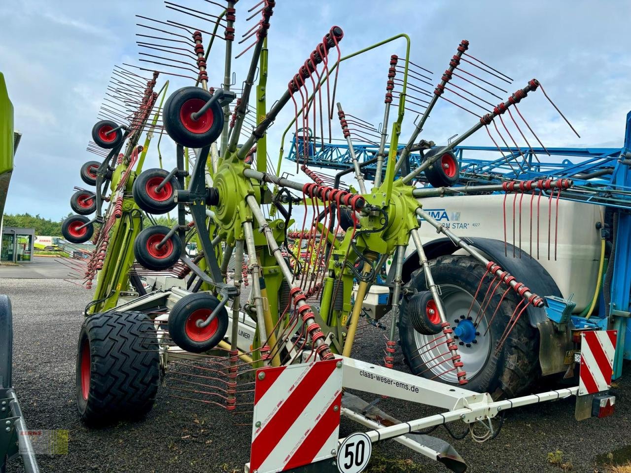 Schwader van het type CLAAS LINER 3600 COMFORT, nur 1.276 ha. !, Gebrauchtmaschine in Neerstedt (Foto 3)