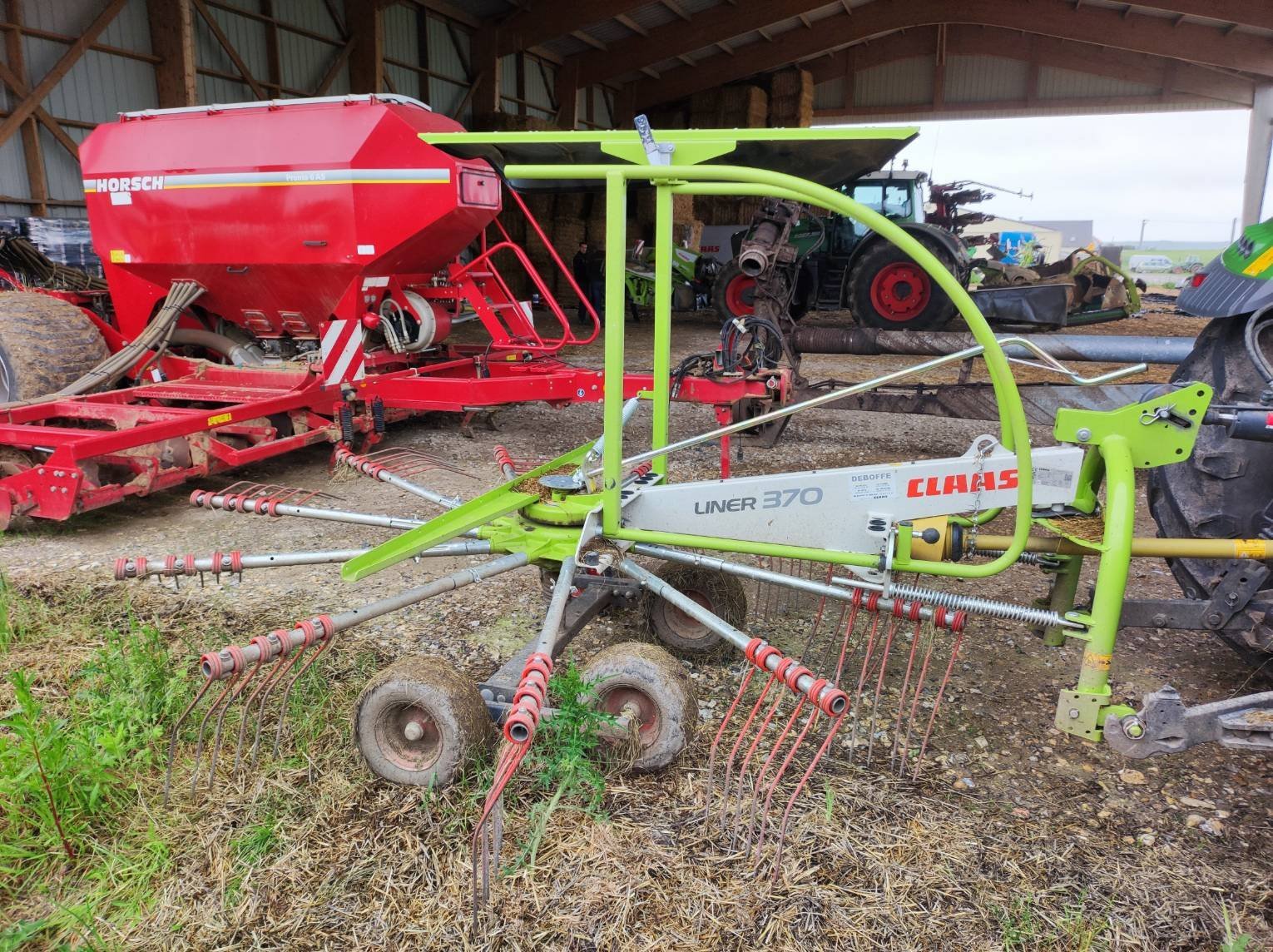 Schwader des Typs CLAAS Liner 370, Gebrauchtmaschine in Trun (Bild 3)