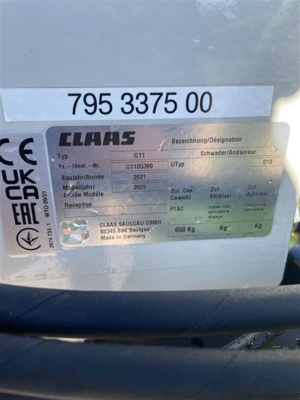 Schwader του τύπου CLAAS Liner 420, Gebrauchtmaschine σε Kongerslev (Φωτογραφία 5)