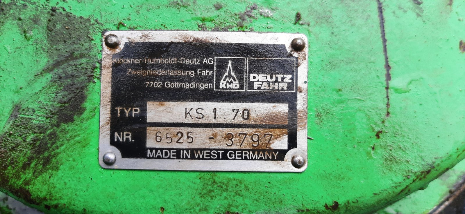 Schwader Türe ait Deutz-Fahr KS 1.70, Gebrauchtmaschine içinde Geltendorf/Hausen (resim 3)